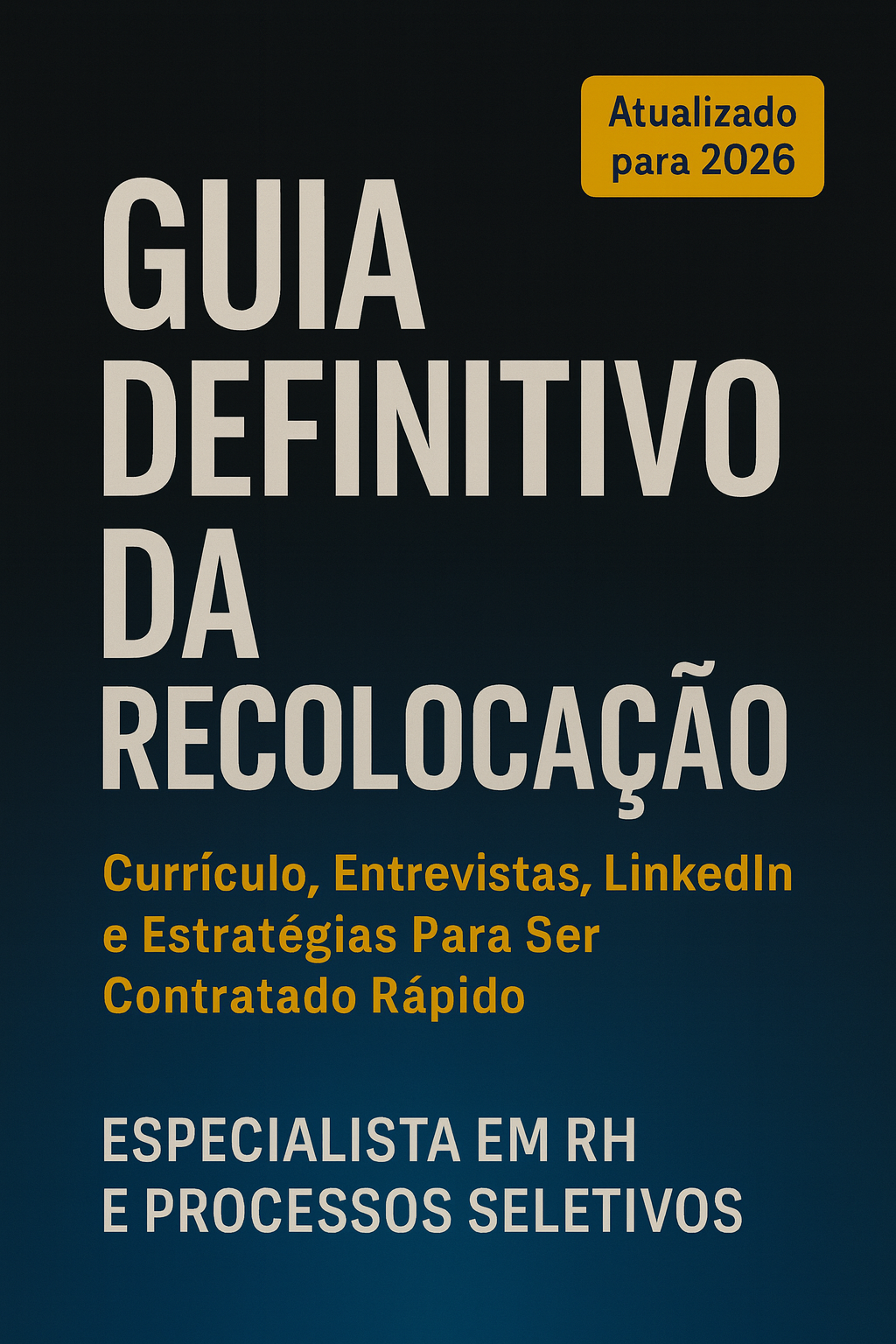 Capa do e-book — Guia Definitivo da Recolocação